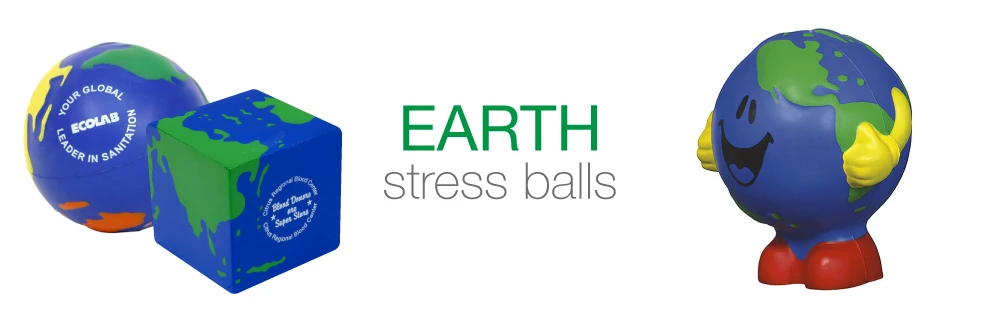 Custom Earth Stress Balls