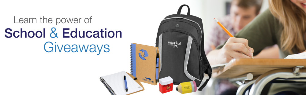 View our selection of school promotion and giveaway ideas