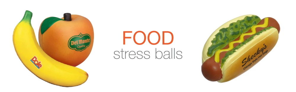 Custom Food Stress Balls