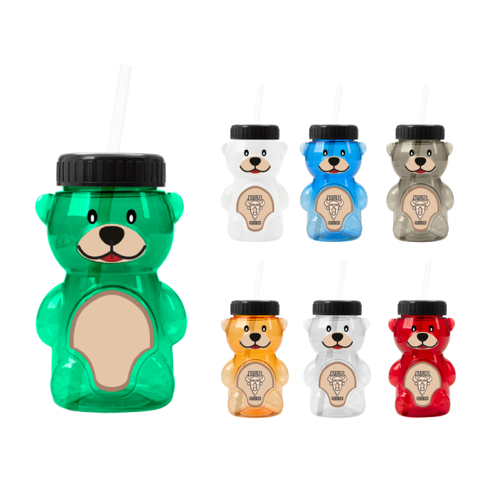 Cubbie RPET Bottle with Straw Lid - 20 oz Promotional Cubbie RPET Bottle with Straw Lid - 20 oz