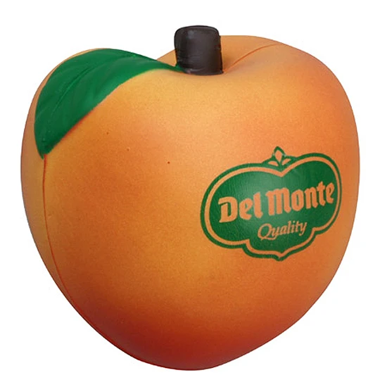 Promotional Peach Stress Reliever