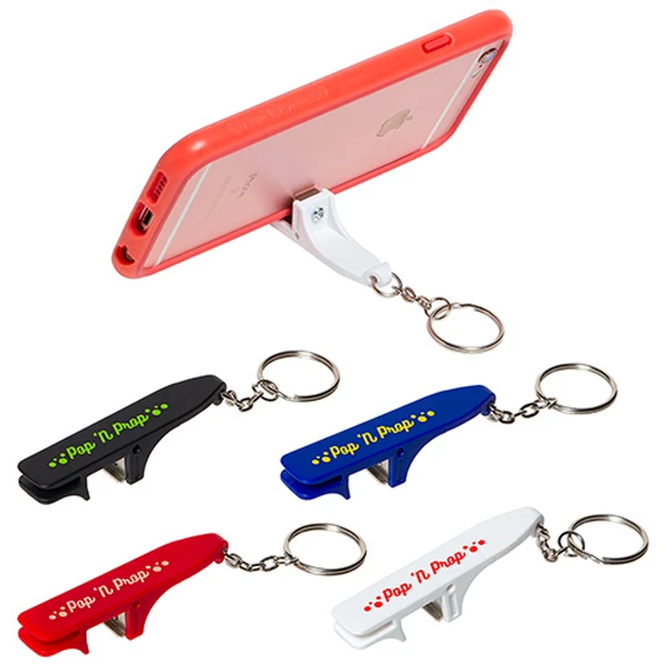 Promotional Pop N' Prop Bottle Opener with Phone Stand