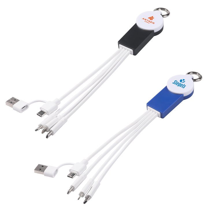 Tribute 4-in-1 Charging Cable with Watch Charger Promotional Tribute 4-in-1 Charging Cable with Watch Charger