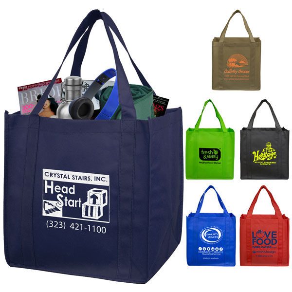 Non-Woven Grocery Tote | Grocery & Shopping Bags | 1.23 Ea