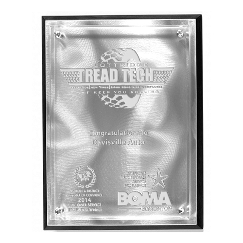 Promotional Alumo Tech Plaque (Laser Engraved) - 9