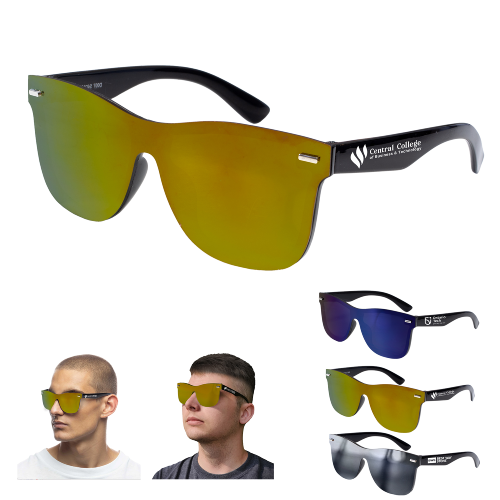 Promotional Rimless Reflective Sunglasses