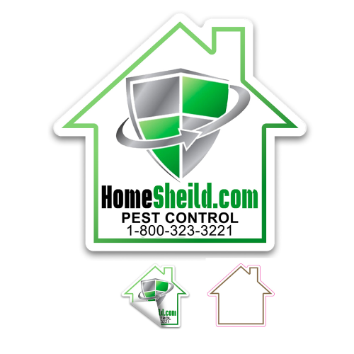 Promotional House Shape Sticker