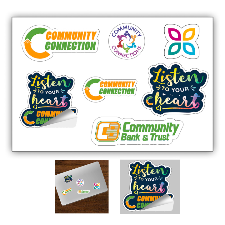 4” x 6” Full Color Removeable Sticker Promotional 4” x 6” Full Color Removeable Sticker