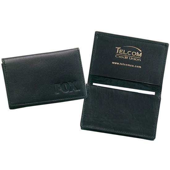 Promotional Ambassador Leather Card Case