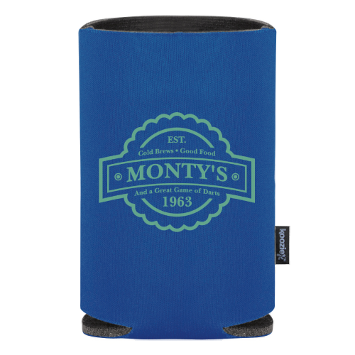 Promotional Blue Koozie® Collapsible Can Kooler