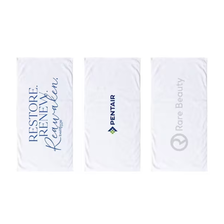 Resort Beach Towel (White) Promotional Resort Beach Towel (White)