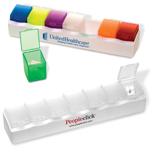 Promotional Compartment 7-Day Pill Box