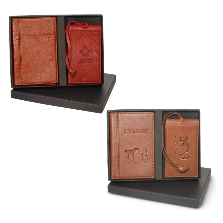 Voyager Leather Passport Jacket Promotional Voyager Leather Passport Jacket