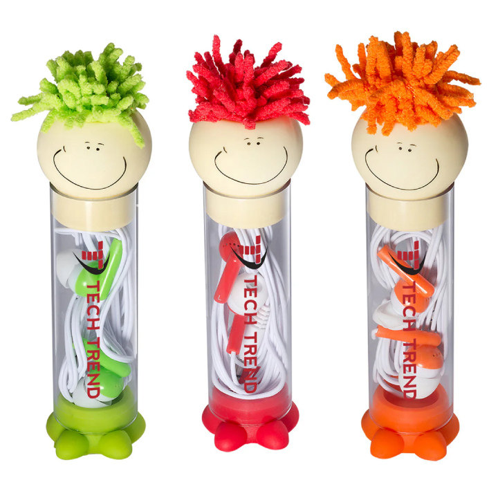 MopTopper® Earbud with Stand Promotional MopTopper® Earbud with Stand