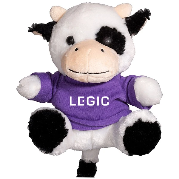 Promotional Plush Cow with T-Shirt 