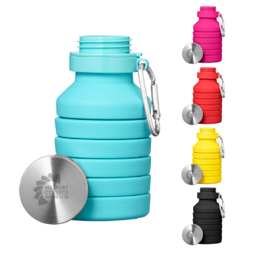 Promotional Collapsible Water Bottle-18oz.