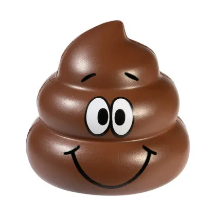 Promotional Goofy Group Poo Shape Stress Ball