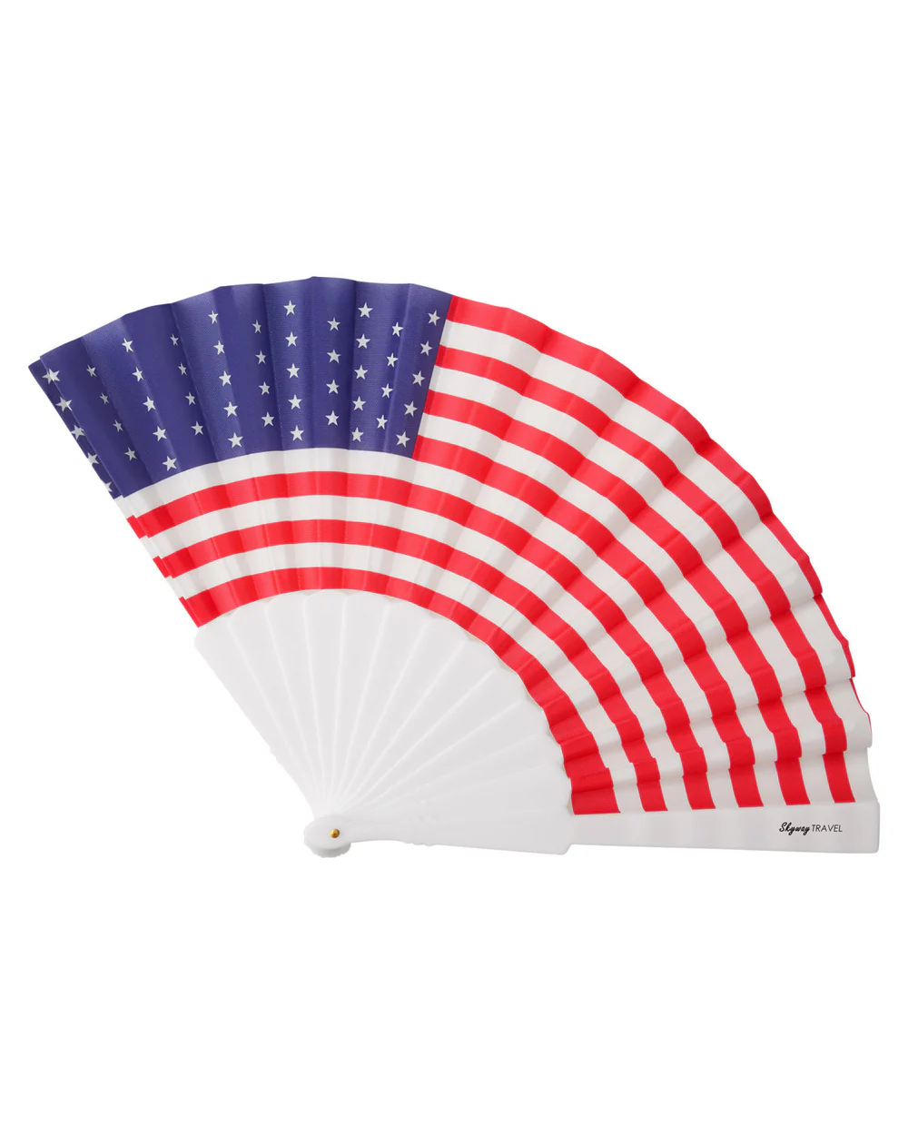 USA Patriotic Folding Handheld Fan Promotional USA Patriotic Folding Handheld Fan