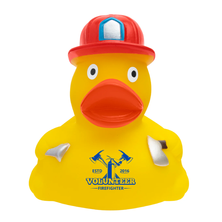 Firefighter Rubber Duck Promotional Firefighter Rubber Duck