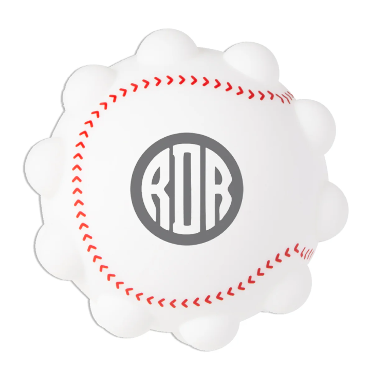Push Pop Baseball Shape Ball Promotional Push Pop Baseball Shape Ball
