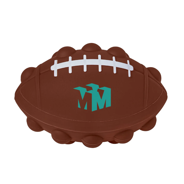 Push Pop Football Shape Ball Promotional Push Pop Football Shape Ball