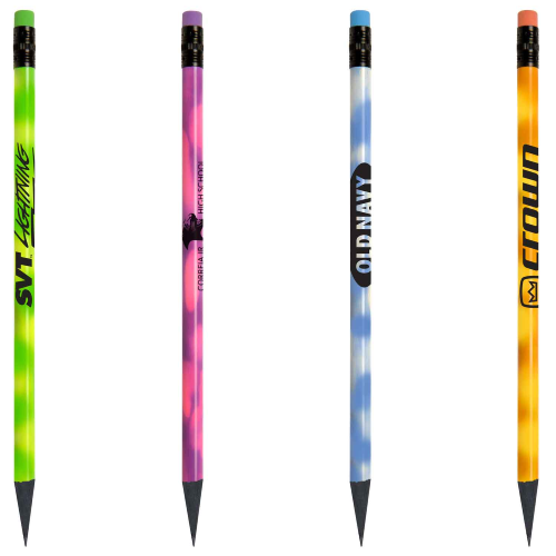 Promotional Recycled Mood Pencil w/Matching Eraser 