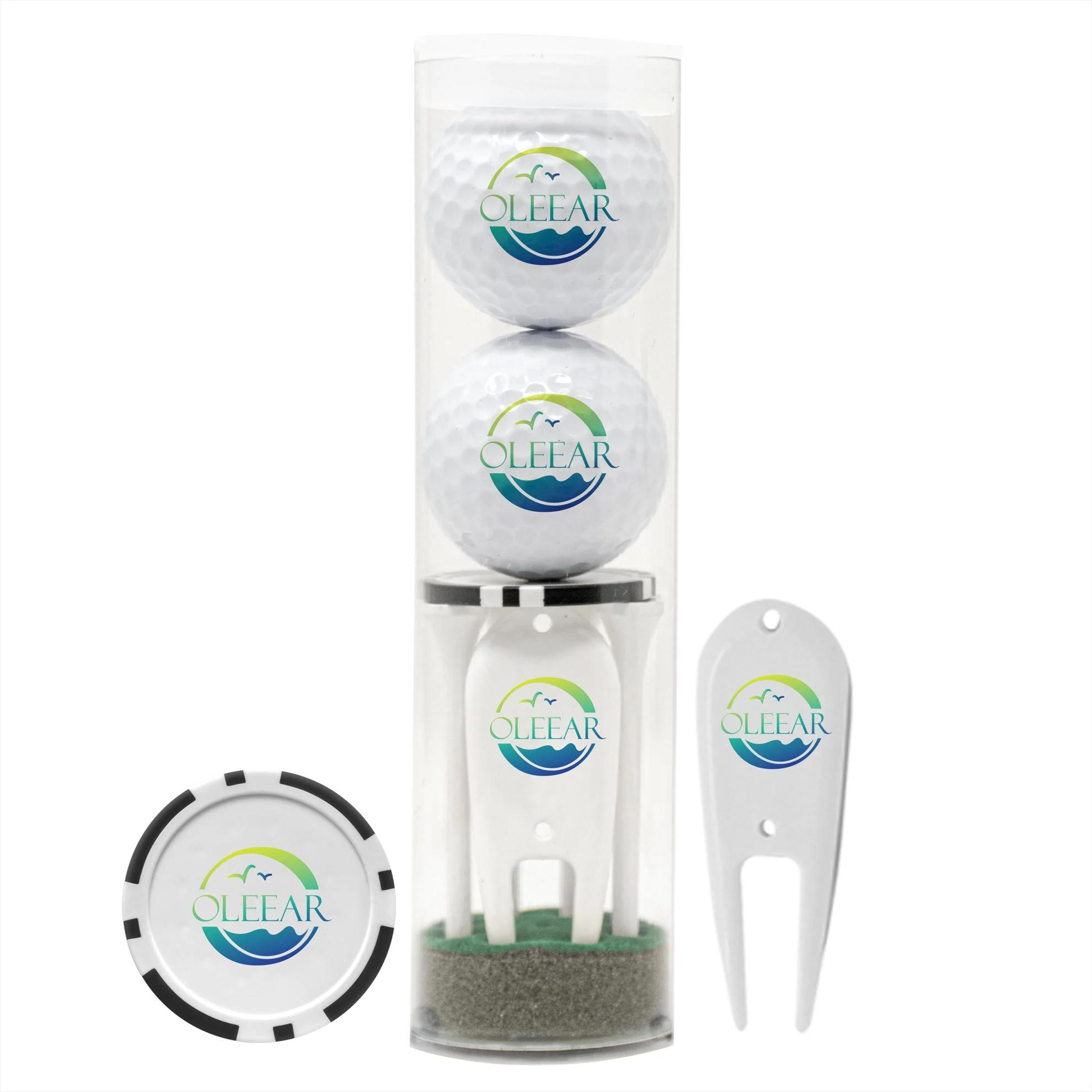 Promotional Classic 2-Ball Par Pack with Tees, Tool & Poker Chip