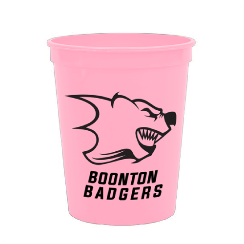 Promotional Pink Stadium Cup - 16oz. 