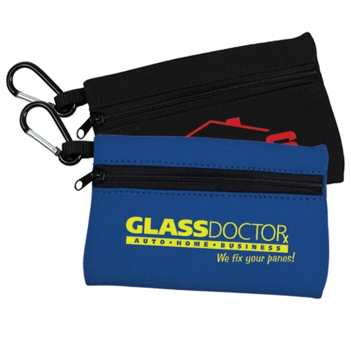 Promotional Zipper Tote with Carabiner