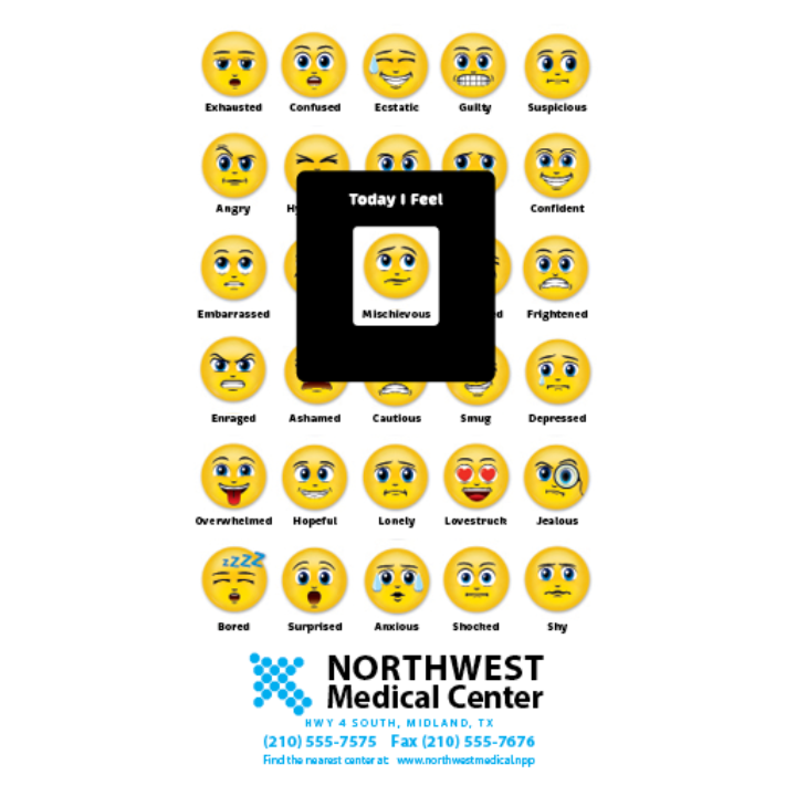 MOOD METERS® Mood Magnet Promotional MOOD METERS® Mood Magnet