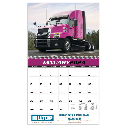 Big Rigs Custom Calendar(2024)