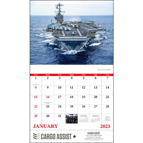 American Armed Forces Custom Calendar(2024) Garrett Specialties