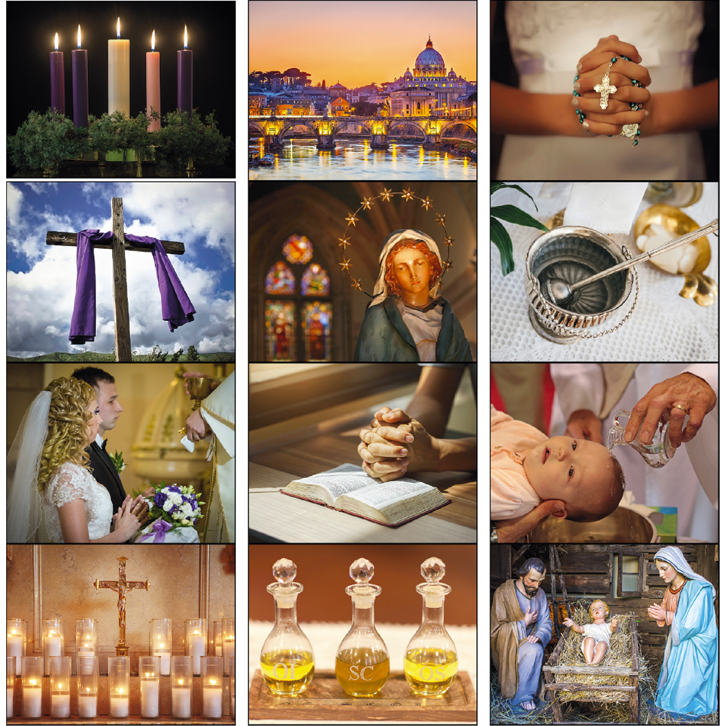 Catholic Spirit Calendar Stapled Religious Calendars 1.12 Ea