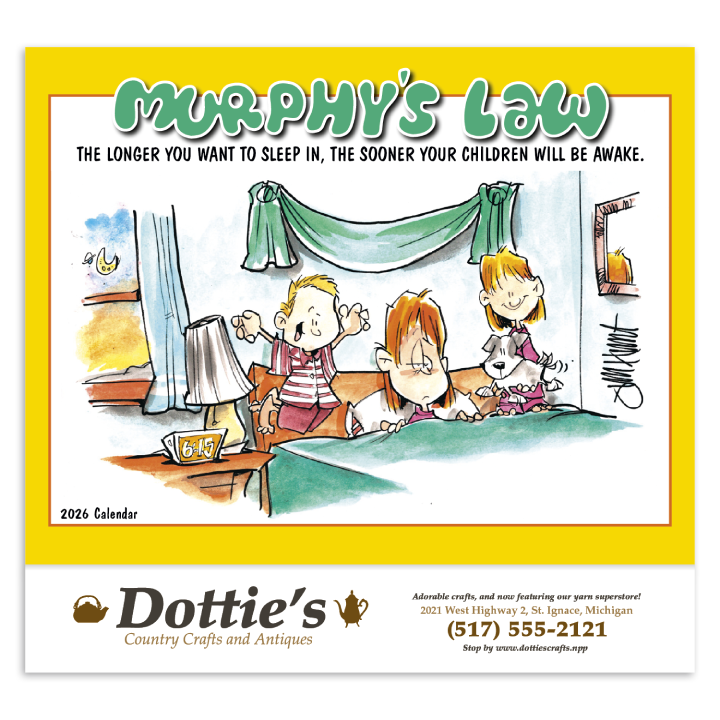 Murphy's Law Calendar-(2026) Promotional Murphy's Law Calendar-(2026)