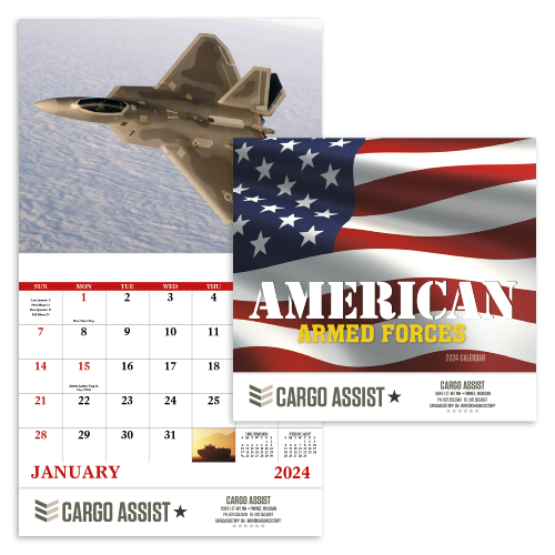 American Armed Forces Calendar Garrett Specialties