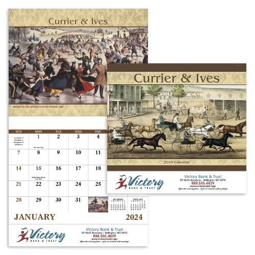 Currier & Ives Wall Calendar