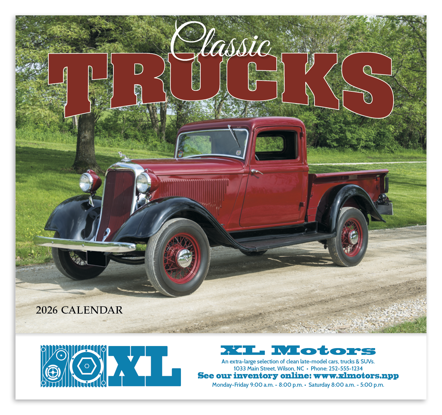 Classic Trucks Calendar Promotional Classic Trucks Calendar