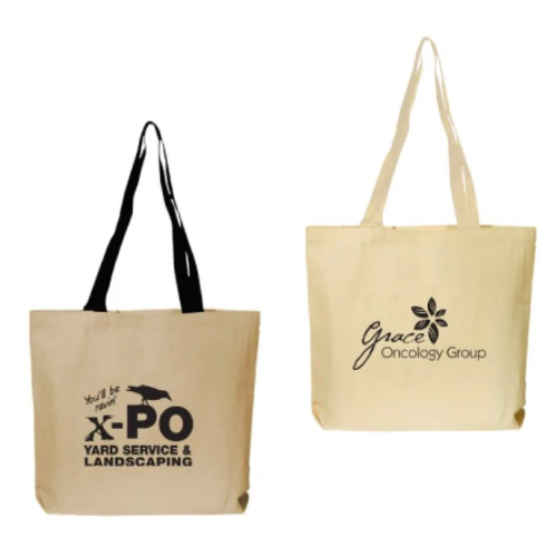 Promotional Skiff Gusseted Canvas Tote