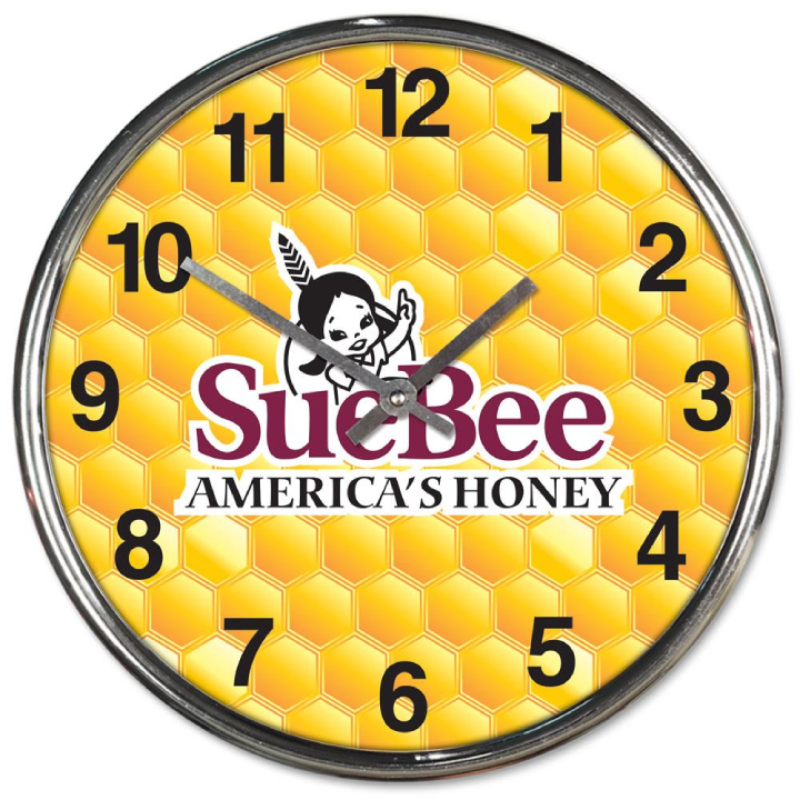 Chrome Clock - 12 Promotional Chrome Clock - 12