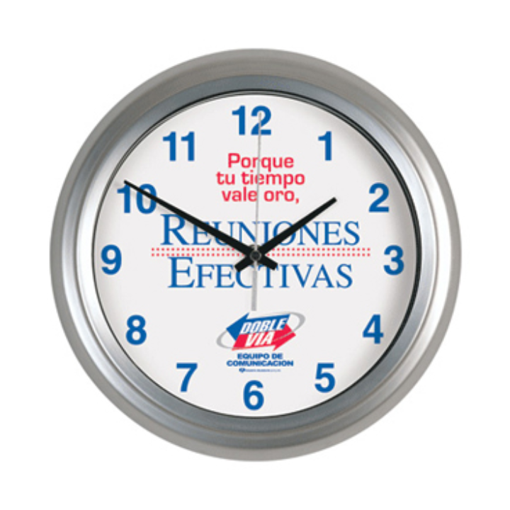 Metal Wall Clock - 10 1/4 Promotional Metal Wall Clock - 10 1/4