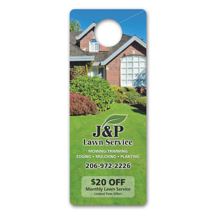 Plastic Door Hanger Promotional Plastic Door Hanger