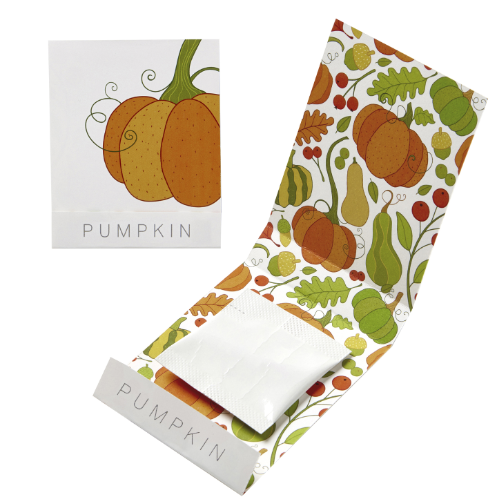 Pumpkin Seed Matchbook Promotional Pumpkin Seed Matchbook