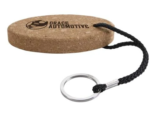 Promotional Buoy Oval Cork Keychain