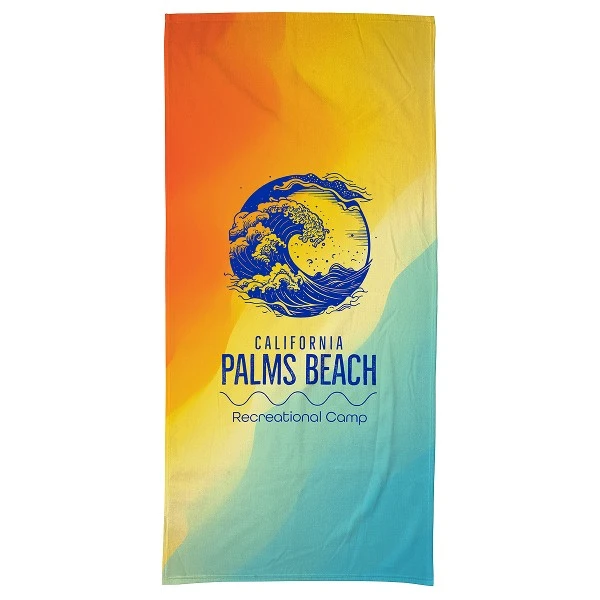 Promotional Silk Touch Beach Blanket/Towel