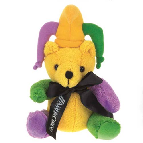 mardi gras teddy bear