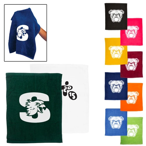 Promotional Hemmed Cotton Rally Towel - 15