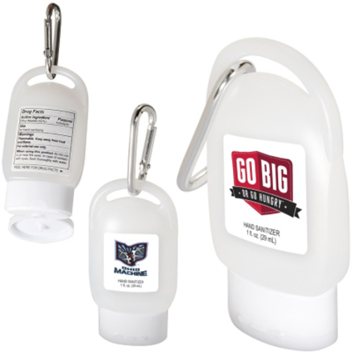 Hand Sanitizer in Carabiner Bottle - 1 oz. | Hand Sanitizers | 0.92 Ea