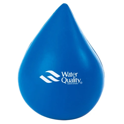 Promotional Blue Water Drop Stress Ball Reliever 