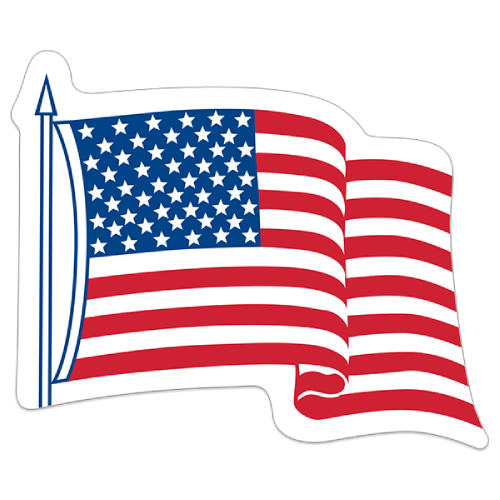 Promotional U.S. Flag Decal