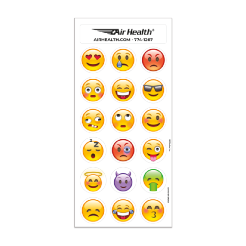 Promotional Emoji Stickers Sheet